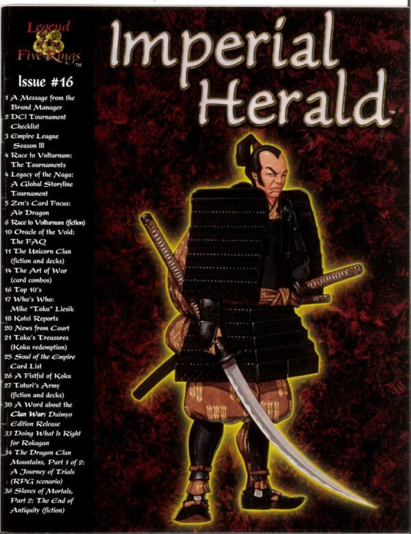 IMPERIAL HERALD MAGAZINE #16