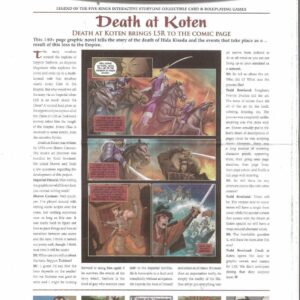 IMPERIAL HERALD MAGAZINE #301: Volume Three #1 – Death at Koten issue
