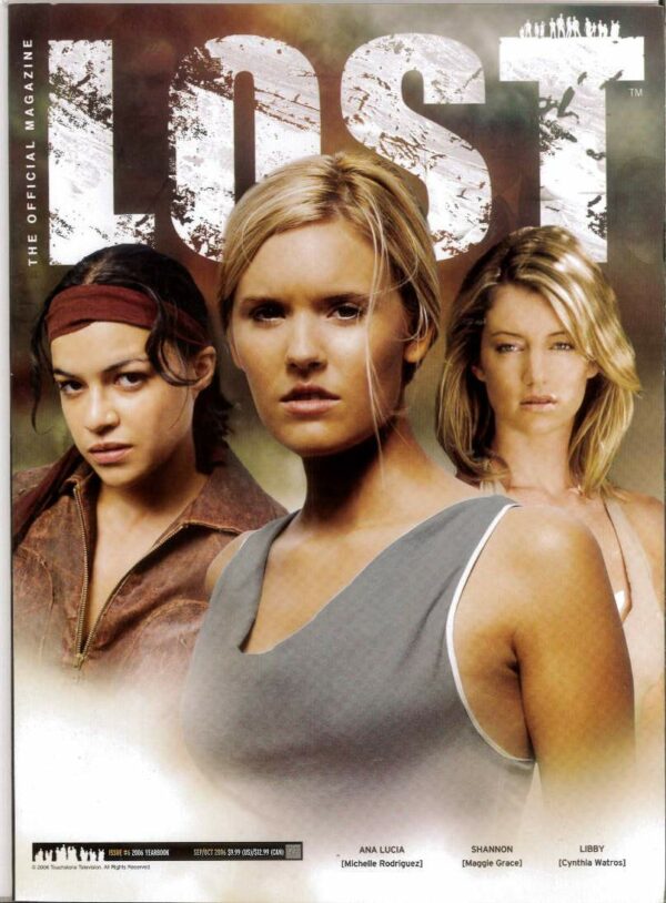 LOST OFFICIAL MAGAZINE #6: Variant cover – Ana, Shannon and Libby – 9.2 (NM)