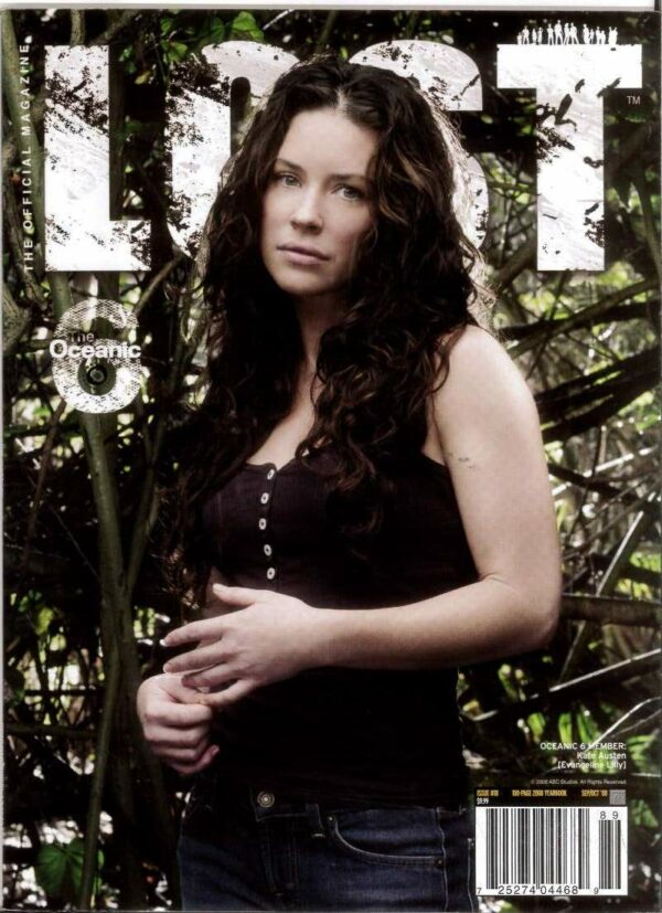 LOST OFFICIAL MAGAZINE #18: Variant cover – Kate (Evangeline Lilly) – 9.2 (NM)