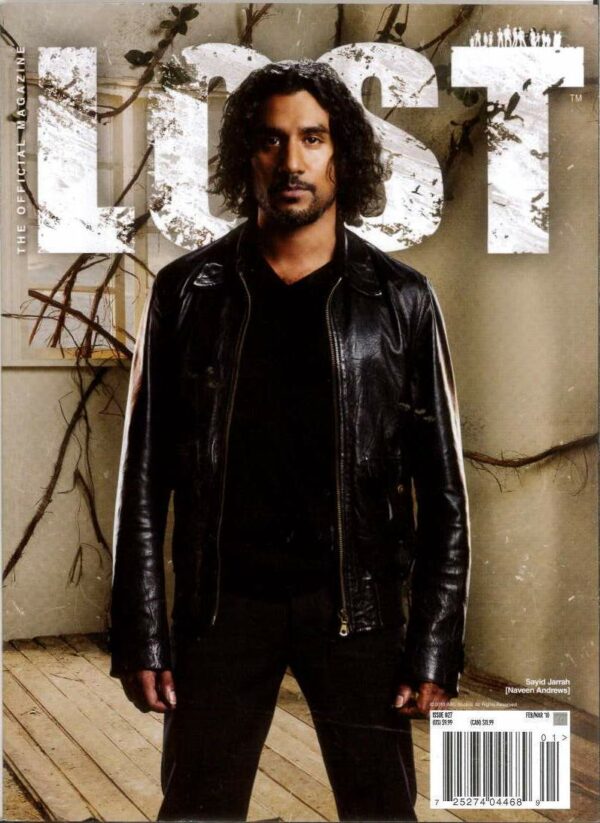 LOST OFFICIAL MAGAZINE #27: Variant cover – Sayid (Naveen Andrews) – 9.2 (NM)