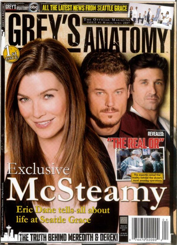 GREY’S ANATOMY MAGAZINE #1: NM