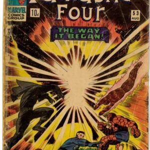FANTASTIC FOUR (1961-1996,2003-2011,2012-2015 SER) #53: (GD) – 2nd Black Panther – 1st Klaw/T’Chaka/Vibranium