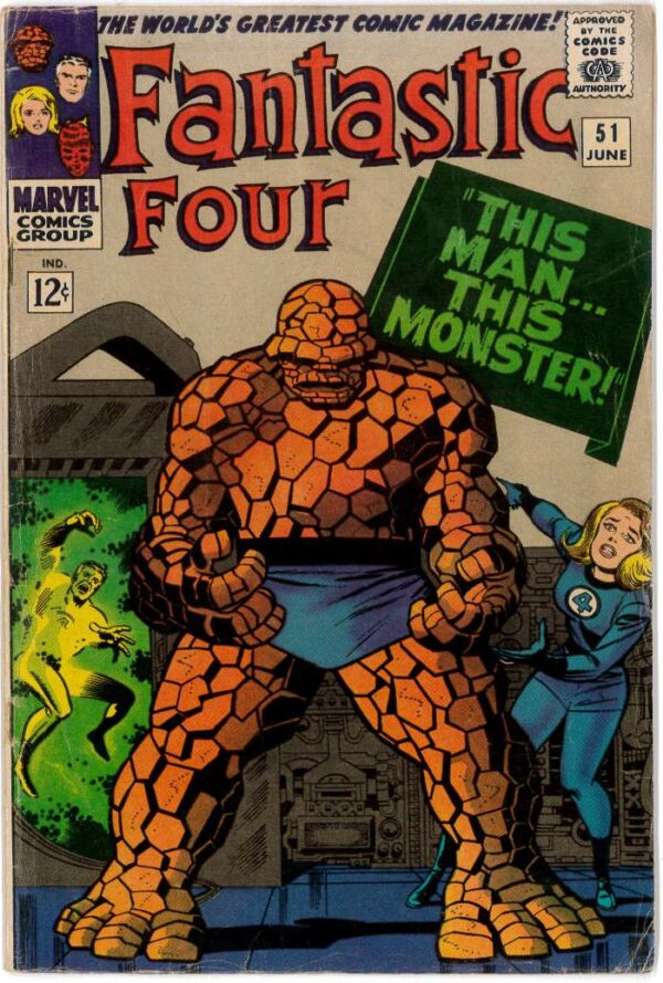 FANTASTIC FOUR (1961-1996,2003-2011,2012-2015 SER) #51: 1st appearance of the Negative Zone – (FN)