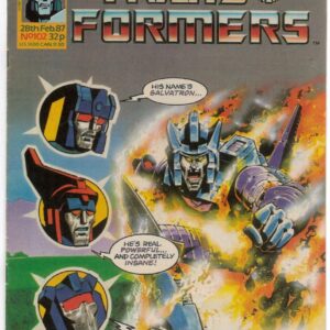TRANSFORMERS (UK: 1984-1992 SERIES) #102: Original Material – VF