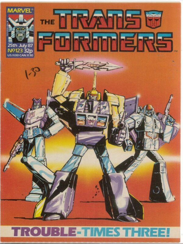 TRANSFORMERS (UK: 1984-1992 SERIES) #123: VF/NM