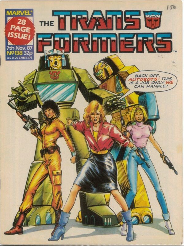 TRANSFORMERS (UK: 1984-1992 SERIES) #138: Original Material – VF