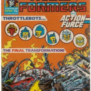 TRANSFORMERS (UK: 1984-1992 SERIES) #154: VF/NM