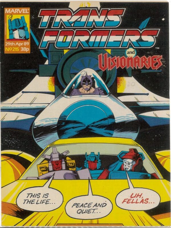 TRANSFORMERS (UK: 1984-1992 SERIES) #215: Original Material – VF/NM