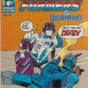 TRANSFORMERS (UK: 1984-1992 SERIES) #217: Original Material – VF/NM