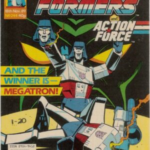 TRANSFORMERS (UK: 1984-1992 SERIES) #244: Original Material – VF/NM