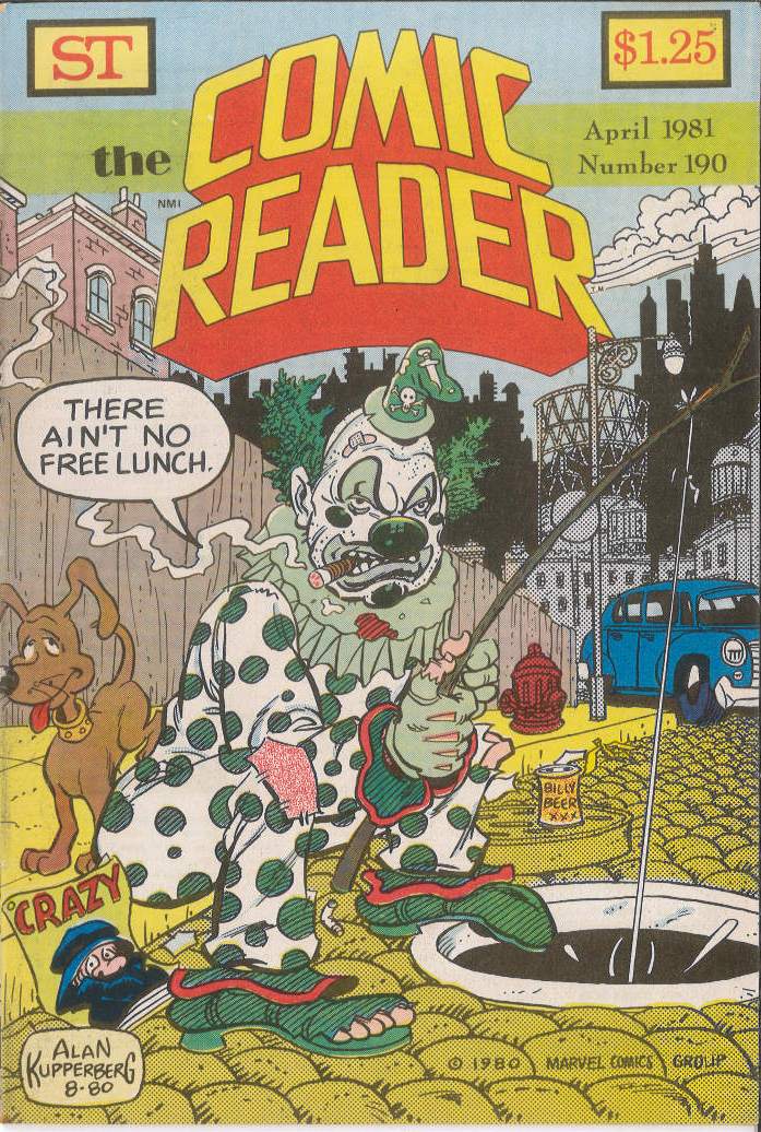 COMIC READER #190: VF COMIC READER #190: VF