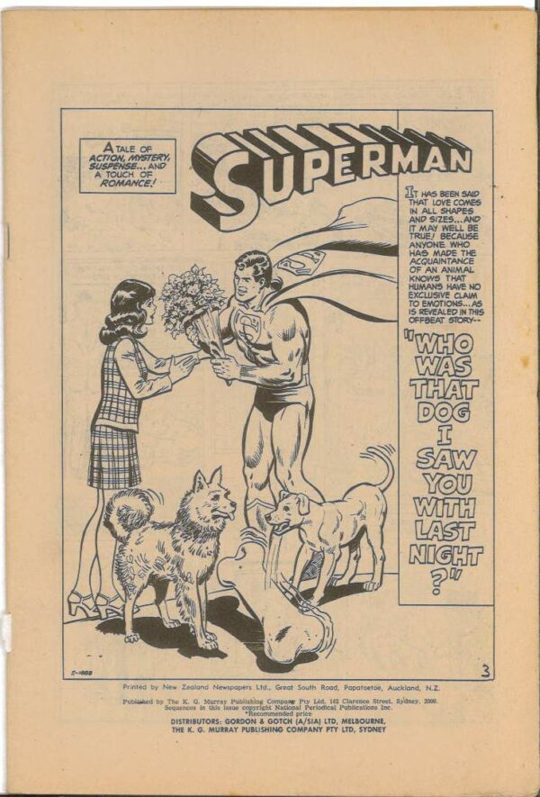SUPERMAN SUPACOMIC (1958-1982 SERIES) #199: INC