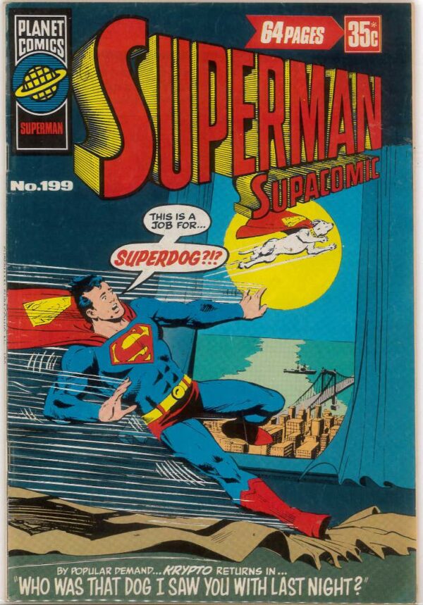 SUPERMAN SUPACOMIC (1958-1982 SERIES) #199: VF