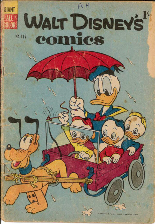 WALT DISNEY’S COMICS (1946-1978 SERIES) #117: Carl Barks – Unorthodox Ox (Untitled) – FR/GD – Vol 10 Iss 9