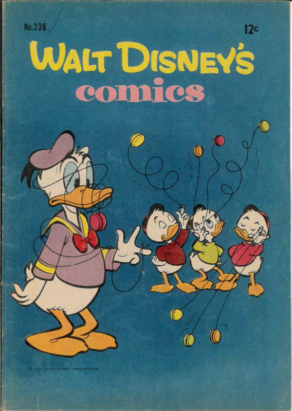 WALT DISNEY’S COMICS (1946-1978 SERIES) #236: Carl Barks (Untitled) Trouble with Dimes – FN: Vol 20 Iss 10