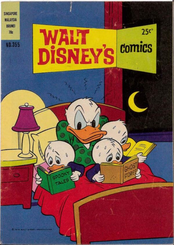 WALT DISNEY’S COMICS (1946-1978 SERIES) #355: Carl Barks Boxed-In – FN – Vol 30 Iss 9