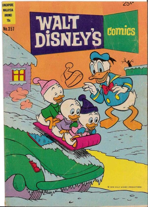 WALT DISNEY’S COMICS (1946-1978 SERIES) #357: Carl Barks Merry Ferry – FN/VF – Vol 30 Iss 11