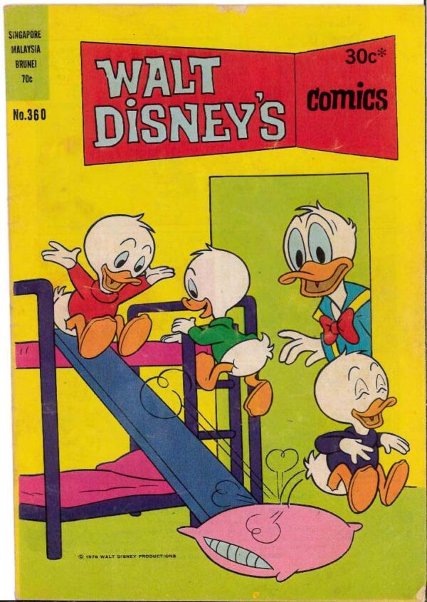 WALT DISNEY’S COMICS (1946-1978 SERIES) #360: Carl Barks A Stone Throw from Ghost Town: FN – Vol 31 Iss 32