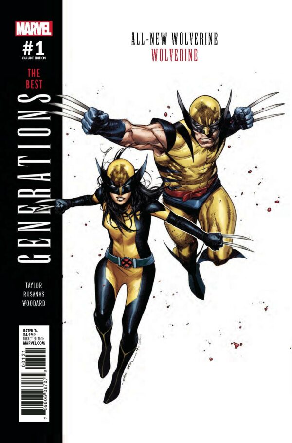 GENERATIONS #4: Wolverine & All New Wolverine #1 Olivier Coipel cover