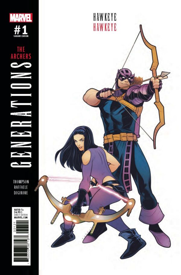 GENERATIONS #5: Hawkeye & Hawkeye #1 Elizabeth Torque cover