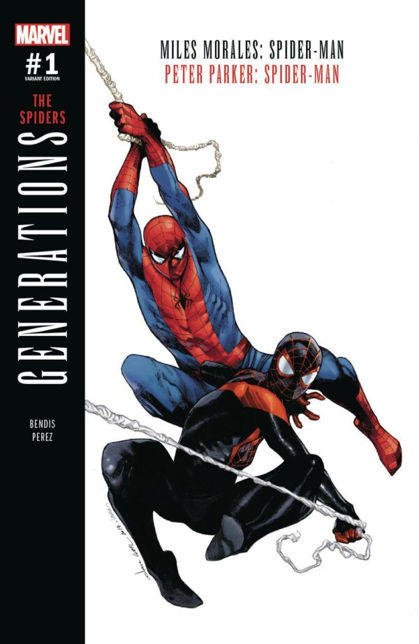 GENERATIONS #10: Miles Morales & Peter Parker #1 Oilvier Coipel cover
