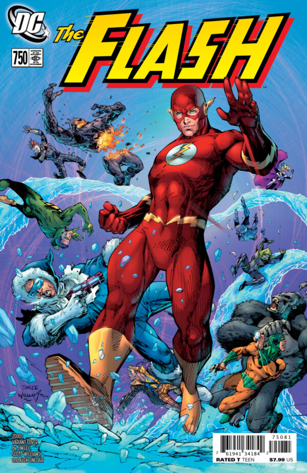 FLASH (1959-1985,2020- SERIES) #750: Jim Lee 2000’s cover