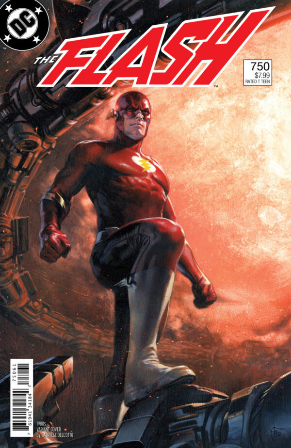 FLASH (1959-1985,2020- SERIES) #750: Gabriele Dell’Otto 1980’s cover