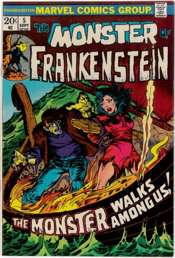 FRANKENSTEIN, THE MONSTER OF #5