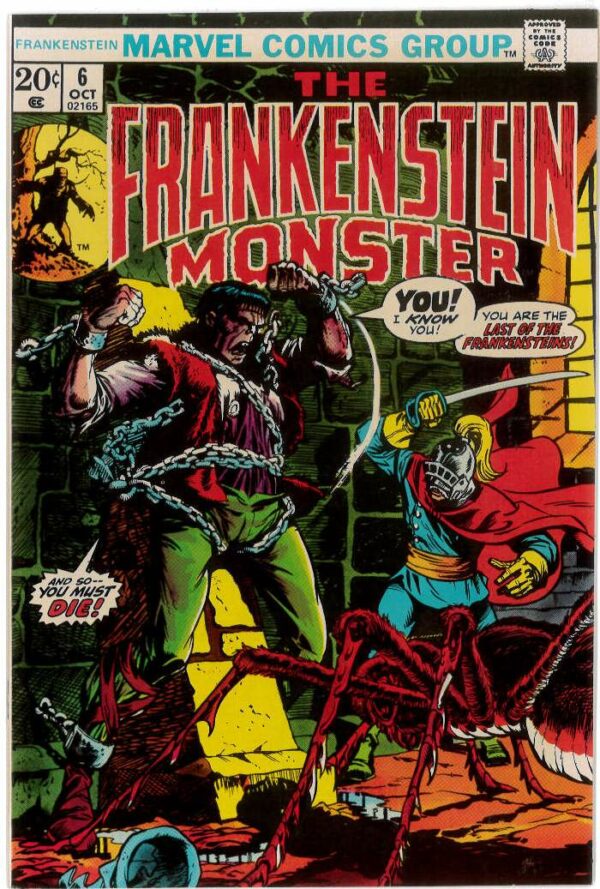 FRANKENSTEIN, THE MONSTER OF #6