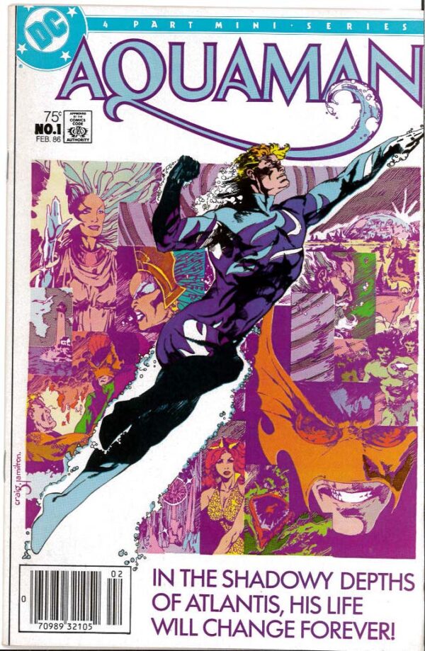 AQUAMAN (1986 MINI SERIES) #1: VF