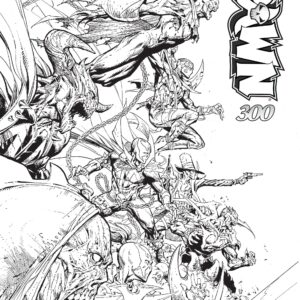 SPAWN (VARIANT EDITION) #300: Jerome Opena B&W cover