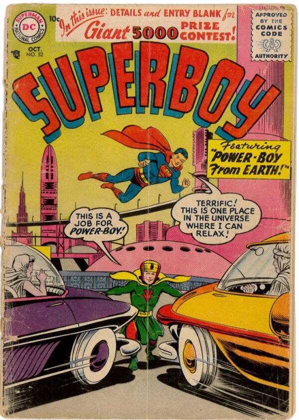 SUPERBOY (1949-1960 SERIES) #52: 3.5 (VG-)