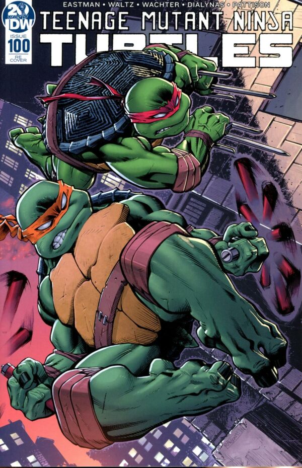 TEENAGE MUTANT NINJA TURTLES (2011-2024: VARIANT) #100: Ed McGuinness Midtown wraparound cover A