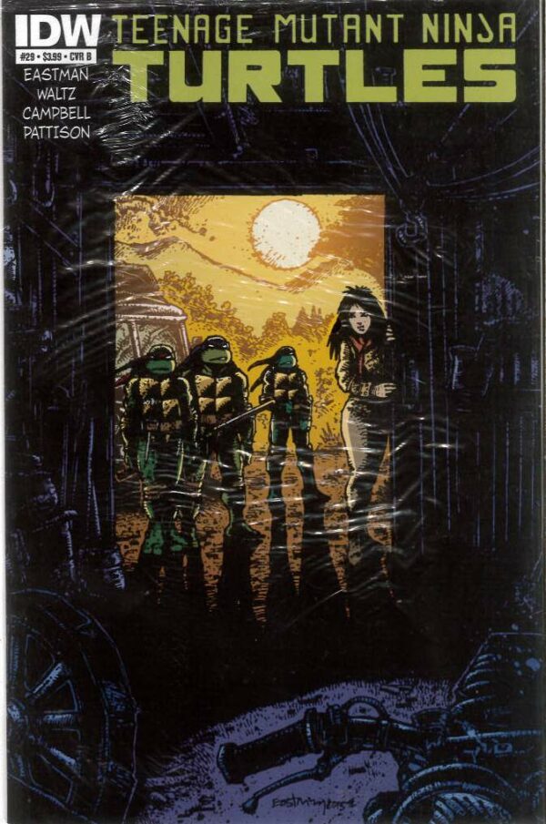 TEENAGE MUTANT NINJA TURTLES (2011-2024: VARIANT) #29: Kevin Eastman cover B