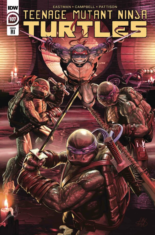 TEENAGE MUTANT NINJA TURTLES (2011-2024: VARIANT) #107: Alex McArdell RI cover