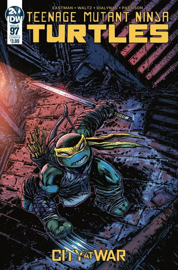 TEENAGE MUTANT NINJA TURTLES (2011-2024: VARIANT) #97: Kevin Eastman cover B