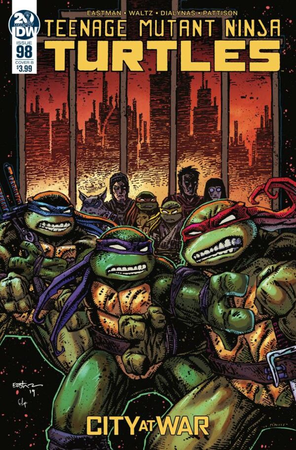 TEENAGE MUTANT NINJA TURTLES (2011-2024: VARIANT) #98: Kevin Eastman cover B