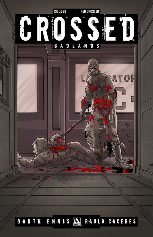 CROSSED: BADLANDS (VARIANT COVER) #28: #28 Red Crossed cover