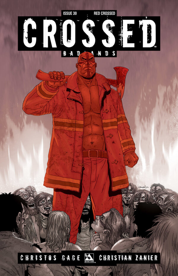 CROSSED: BADLANDS (VARIANT COVER) #30: #30 Red Crossed cover