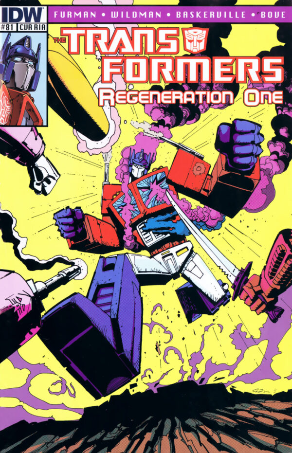 TRANSFORMERS: REGENERATION ONE (VARIANT COVER) #81: Geoff Senior cover