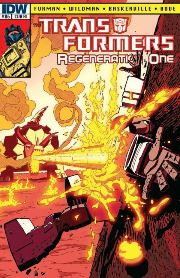 TRANSFORMERS: REGENERATION ONE (VARIANT COVER) #86: Geoff Senior cover