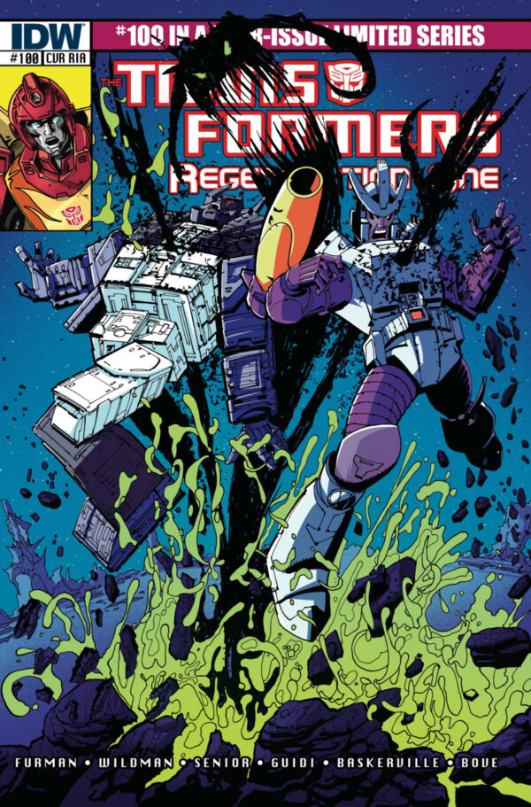TRANSFORMERS: REGENERATION ONE (VARIANT COVER) #100: #100 Geoff Senior cover