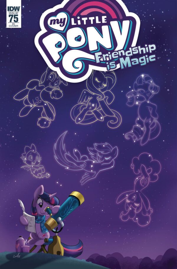 MY LITTLE PONY: FRIENDSHIP IS MAGIC (VARIANT COVER #75: #75 Amy Mebberson RI cover