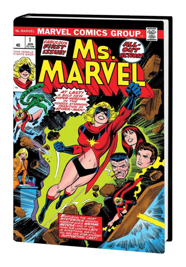 CAPTAIN MARVEL: MS MARVEL A HERO IS BORN OMNIBUS #0: John Romita Jr cover (Direct Market)