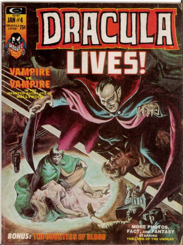 DRACULA LIVES #4: 4.0 (VG)