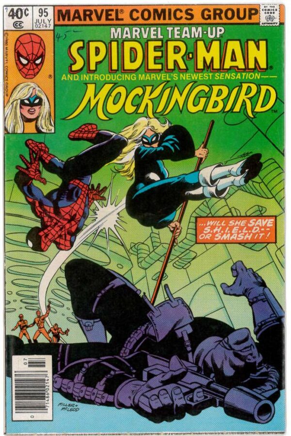 MARVEL TEAM-UP (1972-1985 SERIES) #95: Spider-man & Mockingbird (1st appearance) 9.2 (NM) Newsstand