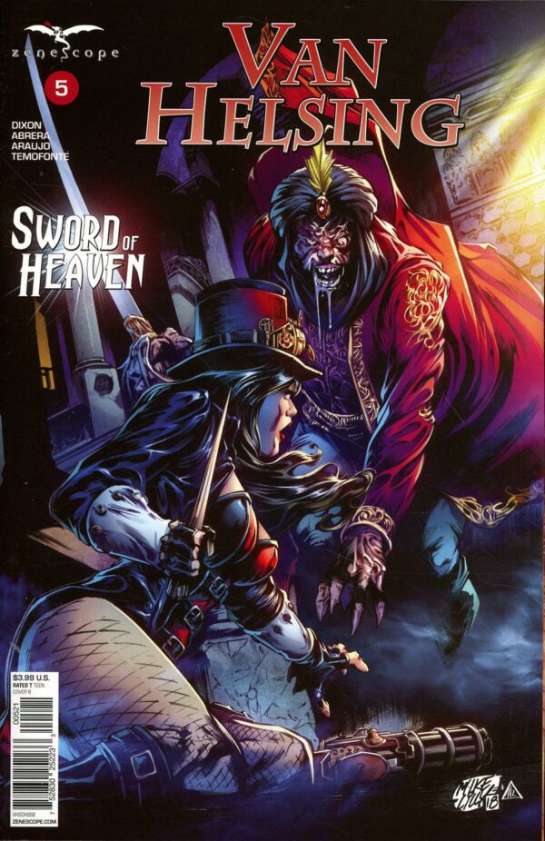 VAN HELSING: SWORD OF HEAVEN #5: Mike Lilly cover