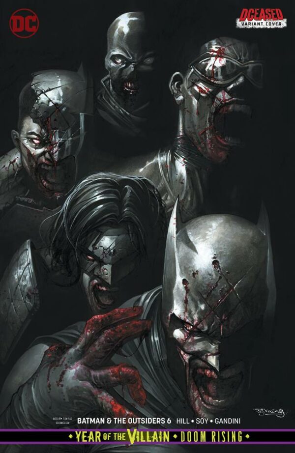 BATMAN AND THE OUTSIDERS (2019 SERIES) #6: Stephen Segovia DCeased cover