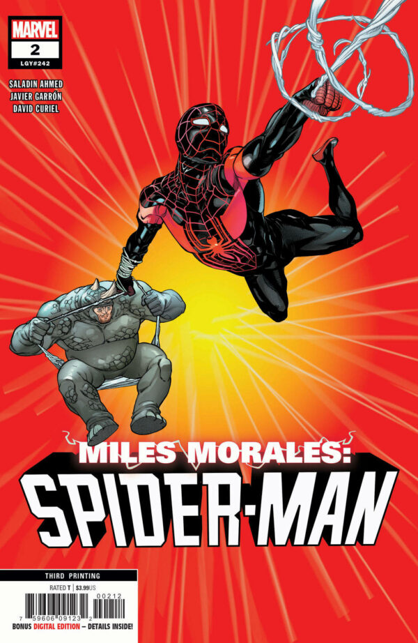 MILES MORALES: SPIDER-MAN (2018-2022 SERIES) #2: Javi Garron 3rd Print